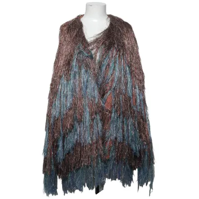 Cardigan (Brun, Blå, Flerfarvet) fra Zara Knitwear Akryl, Polyester