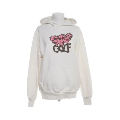 Hoodie (White, Multicolored) from GOLF Cotton, Polyester