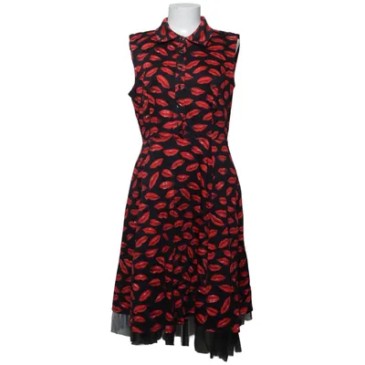 Kjole (Sort, Rød) fra Hearts & Roses Bomuld, Elastan
