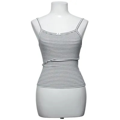Tanktop  (Sort, Hvid) fra Hibou Bomuld, Elastan