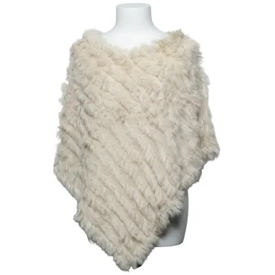 Pels Poncho (Beige) fra Maclauren Akryl, Pels