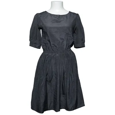 Klänning (Svart, Vit) från Fröken Söt Bomull, Polyester