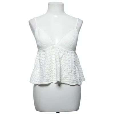 Crop top (Hvid) fra FB Sister Knitwear