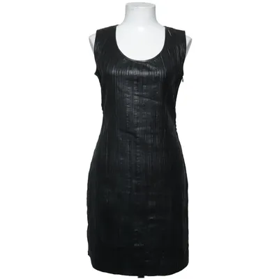 Jurk (Grijs) van Network Elastaan, Leer, Polyester