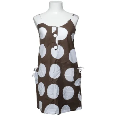 Dress (Brown, White) from ONLY Cotton