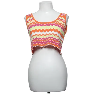 Crop top (Orange, Pink, Yellow, Multicolored) from Dilvin Polyamide, Viscose
