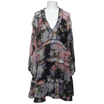 Dress (Black, Pink, Purple, Multicolored) from River Island Metallic fiber, Polyester
