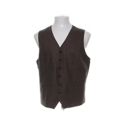Kostymväst (Brun) från The Tailoring Club Kashmir, Viskos, Ull