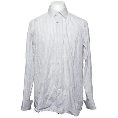 Skjorte (Beige, Blå, Hvid) fra Brioni Bomuld