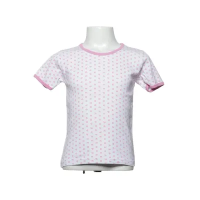 T-shirt (Vit, Rosa) från Holly's Bomull