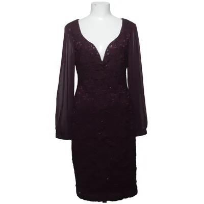 Robe de cocktail (Violet) de Connected Apparel Élasthane, Polyamide, Polyester