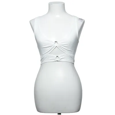 Crop top (White) from STR Elastane, Polyester, Viscose