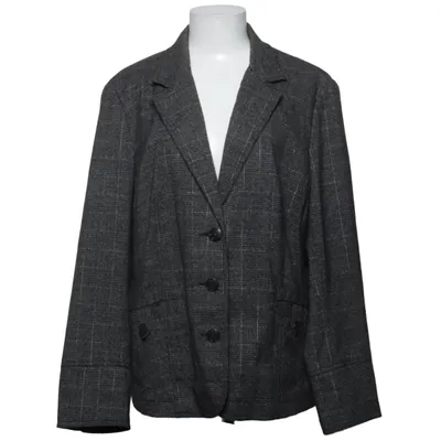 Blazer (Gray) from XLNT Woman Cotton, Elastane, Polyester, Viscose