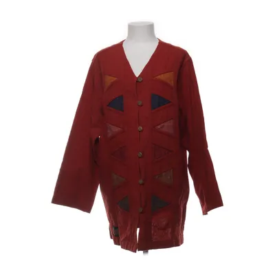 Cardigan (Rød, Flerfarvet) fra Karel