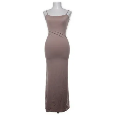 Maxi jurk (Beige) van Bershka Elastaan, Polyamide