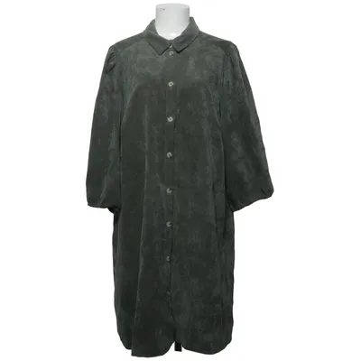 Skjortekjole (Grøn) fra Zizzi Elastan, Polyamid, Genanvendt polyester