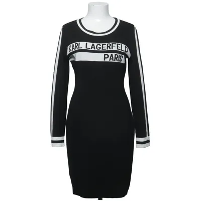 Robe (Noir, Blanc) de Karl Lagerfeld Polyamide, Viscose