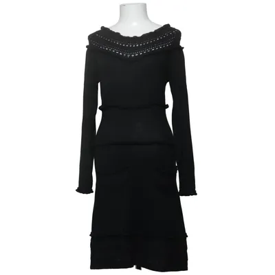 Robe (Noir) de Mille K Acrylique, Angora, Polyamide