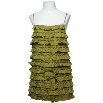 Kleid (Grün) von Sézane Leinen, Seide, Viskose