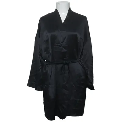 Robe de chambre (Noir) de Lady Avenue Soie