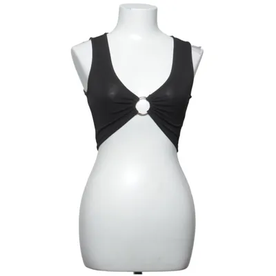 Haltertop (Zwart) Elastaan, Polyester