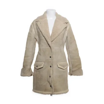 Shearlingjakke (Beige) fra H&M Studio Ruskind, Læder