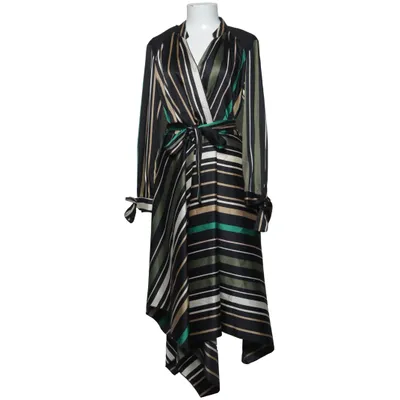 Wrap dress (Black, Green, Beige) from Rinascimento Polyester