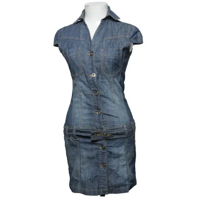 Robe en jean (Bleu) de Miss Sporty Coton, Élasthane