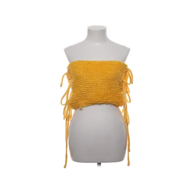Crop top (Yellow) from Sumwon Acrylic, Polyamide