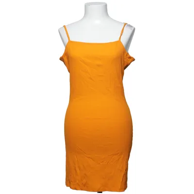 Jurk (Oranje) van Sara Sieppi x NA-KD Elastaan, Viscose