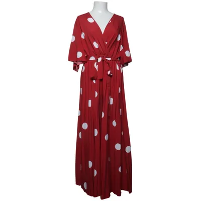 Maxi jurk (Rood, Wit) van Shein Curve Polyester