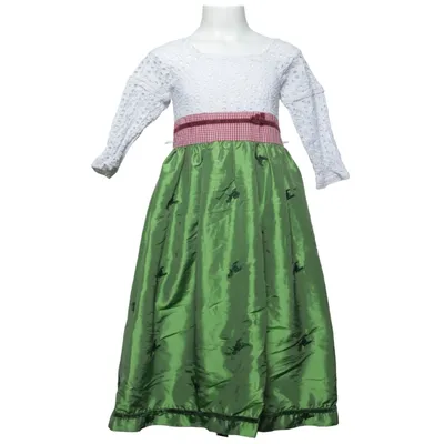 Dirndl (Groen, Wit, Rood) Katoen, Polyester