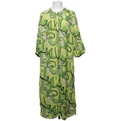 Jurk (Groen, Beige, Zwart) van Adia Viscose
