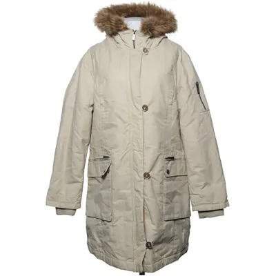 Vinterkappa (Beige) från Zink Bomull, Polyamid, Polyester