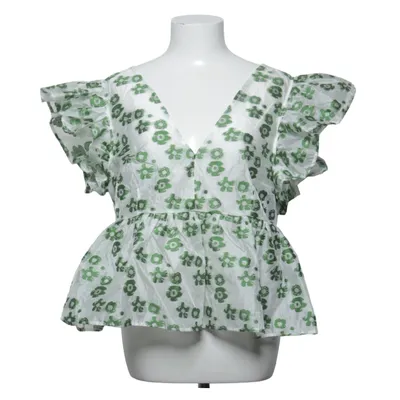Top (White, Green) from Carin Wester Polyester