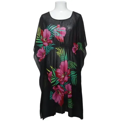 Robe de plage (Noir, Multicolore) de Bonprix Polyester