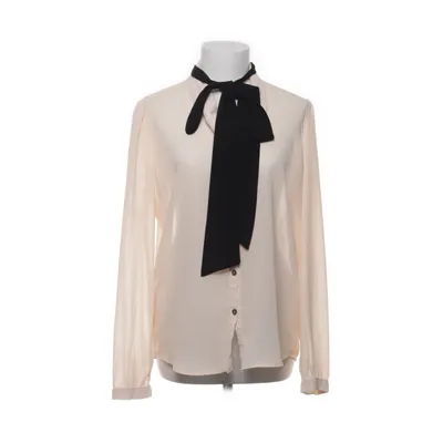 Sløjfebluse (Beige, Sort) fra Buena Vista