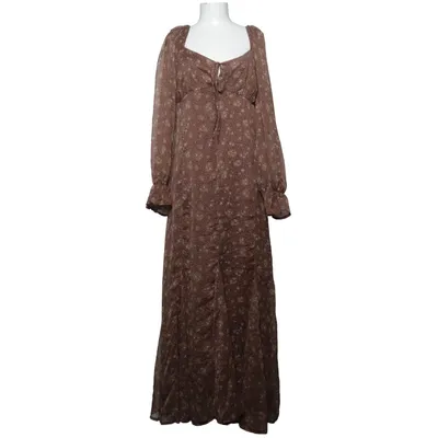 Maxikleid (Crinkle Chiffon Milkmaid Maxi Dress) von Boohoo Polyester, Viskose