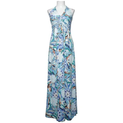 Maxi dress (Blue, White, Multicolored) from Chic Elastane, Polyester