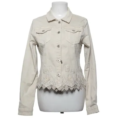 Veste en jean (Beige) de Onado Coton, Élasthane