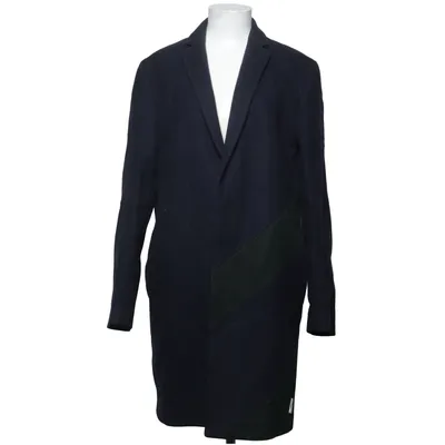Manteau (Bleu, Vert) de MSGM Acétate, Polyamide, Laine