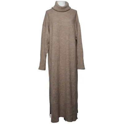 Robe à col roulé (Beige) de Maja Nilsson Lindelöf x Gina Tricot Acrylique, Élasthane, Polyester