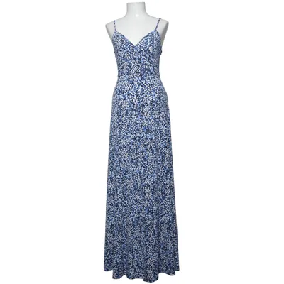 Maxi dress (Blue, White, Black) from Michael Kors Elastane, Polyester