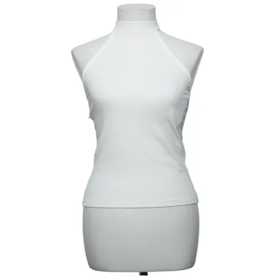 Haltertop (Wit) van Nelly Elastaan, Polyester