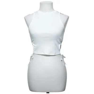 Crop top (Vit) från RW Elastan, Polyester