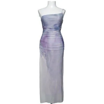 Långklänning (Lila, Flerfärgad) från Zara Polyester