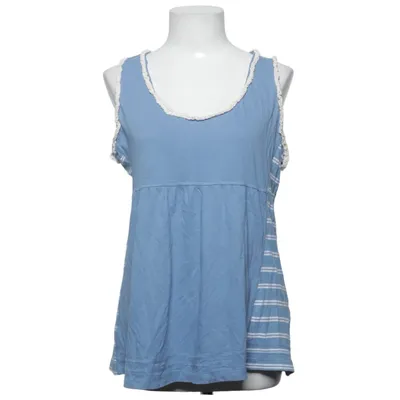 Top (Blauw, Wit, Meerkleurig) van Number One Katoen