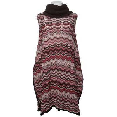 Poncho (Rouge, Marron, Blanc) de Missoni Laine