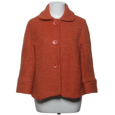 Jacket (Orange) from La Fée Maraboutée Acetate, Polyester, Viscose, Wool