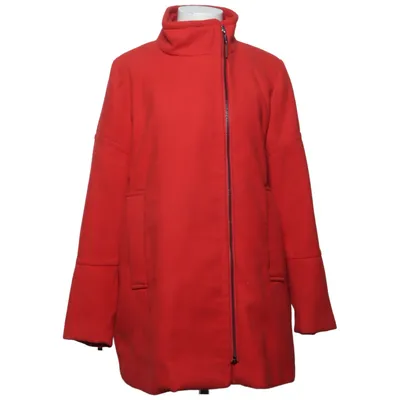 Frakke (Rød) fra Mango Basics Elastan, Polyester, Viscose